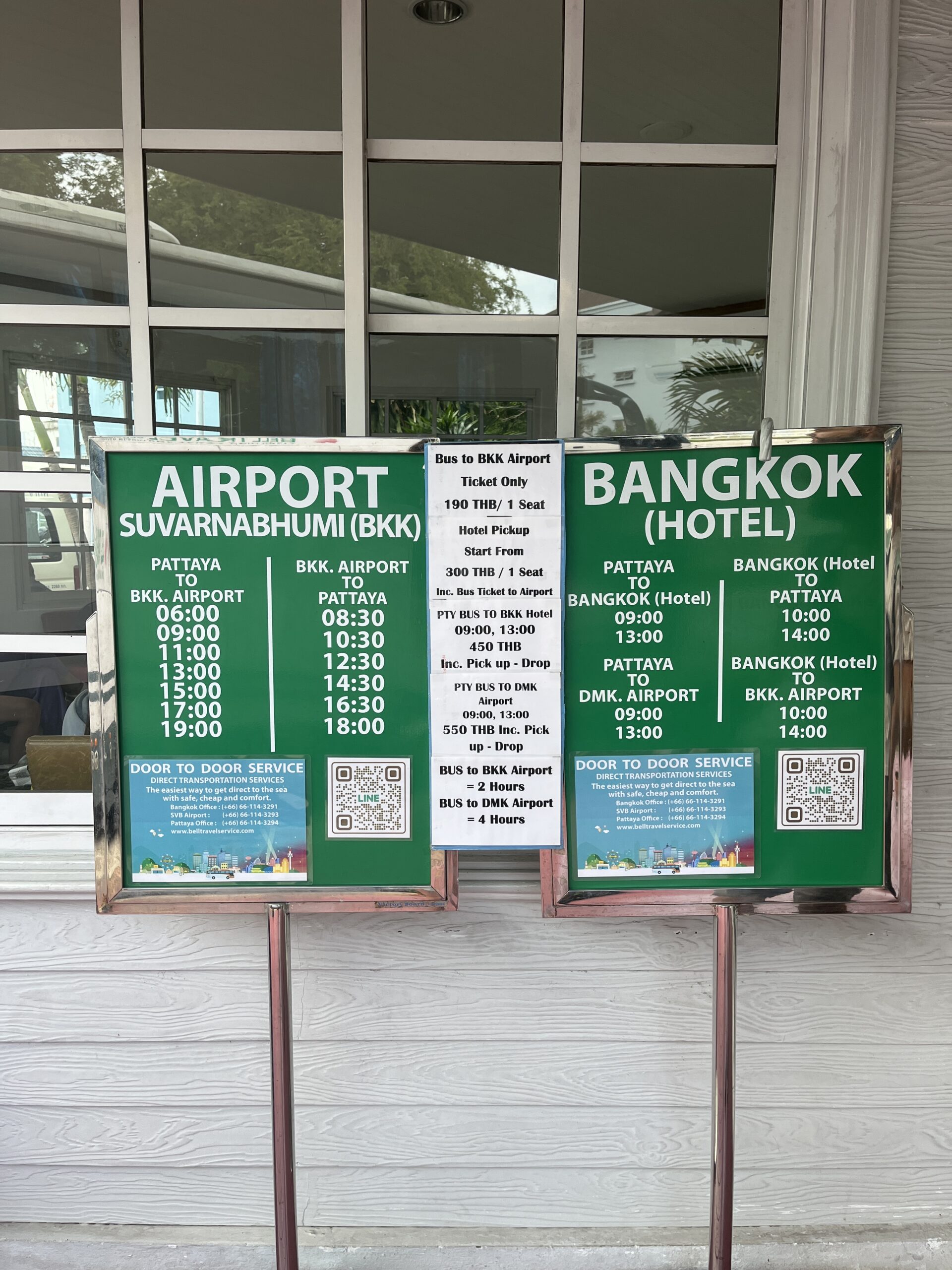 Расписание автобусов из Паттайи в Бангкок